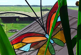 Пленочный витраж и кабошоны